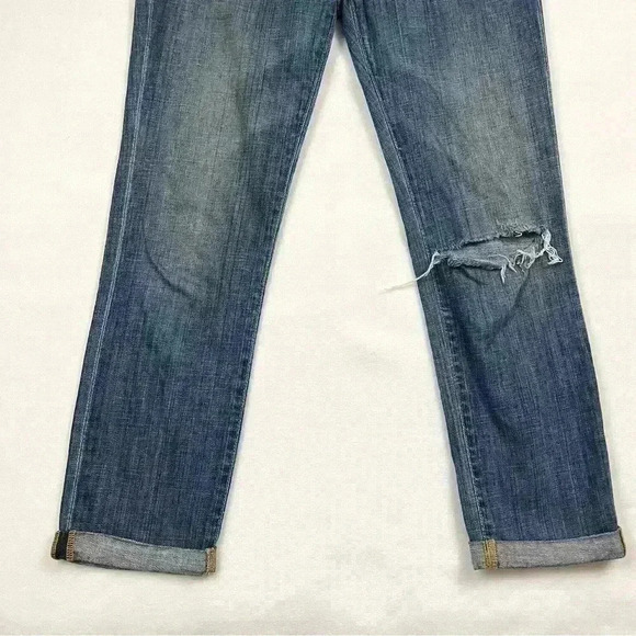 Adriano Goldschmied The Premiere Cuffed Ankle Skinny Straight Jeans Size 28R - Picture 4 of 16